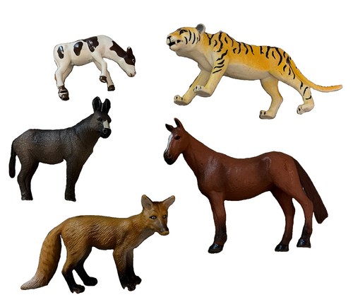 Lotto animali in plastica - 5,